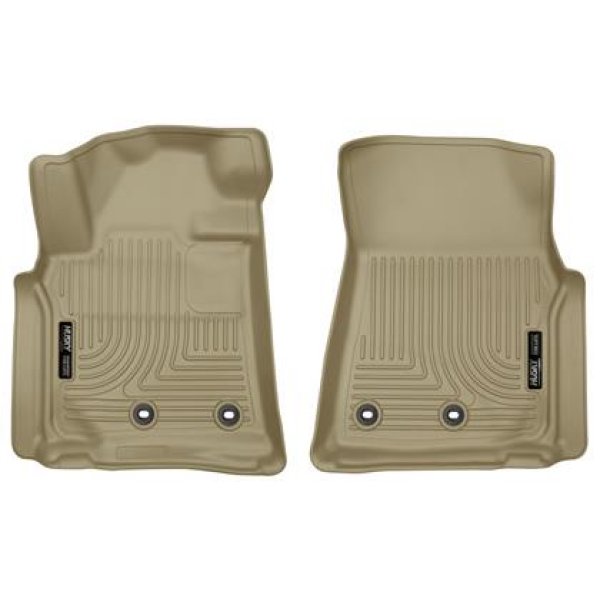 13-16 Lexus LX570 / 13-16 Toyota Land Cruiser WeatherBeater Front Tan Floor Liners