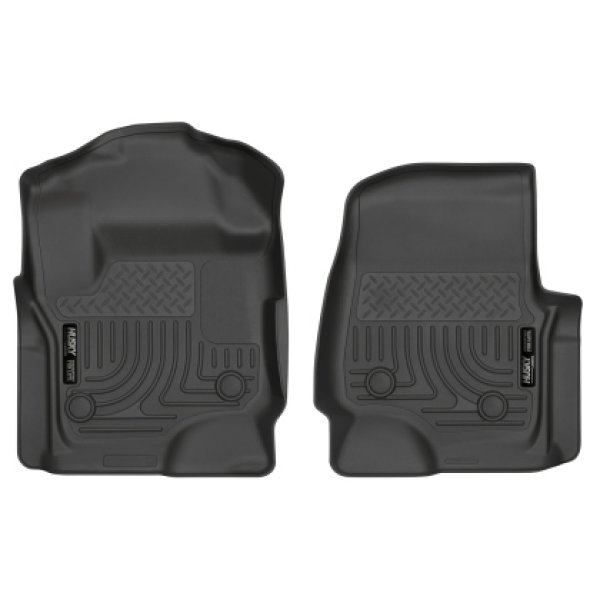 17 Ford F-250 Super Duty SuperCab WeatherBeater Black Floor Liners