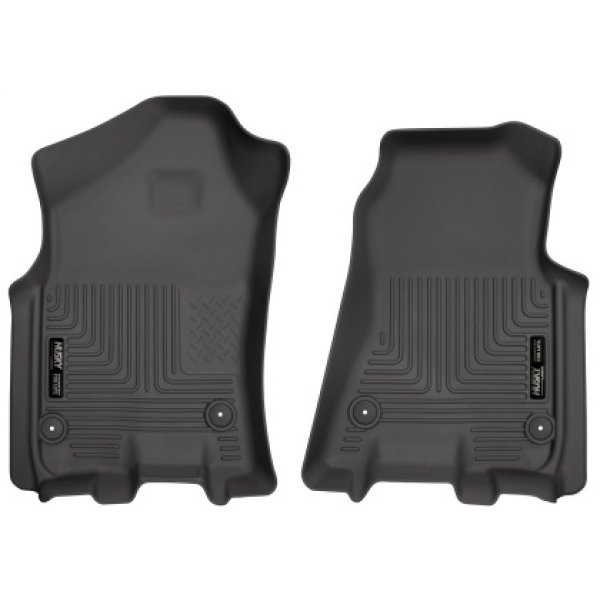 2019 Ram 1500 Crew Cab WeatherBeater Black Front Row Floor Liners