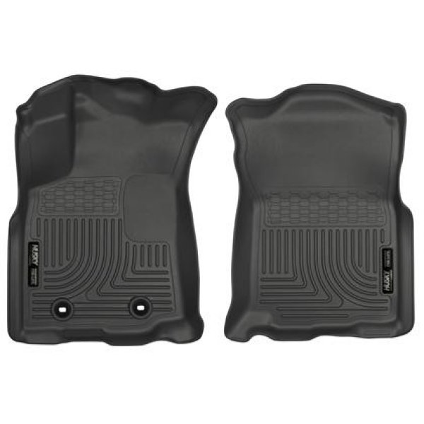 2016 Toyota Tacoma w/ Auto Trans WeatherBeater Front Black Floor Liners