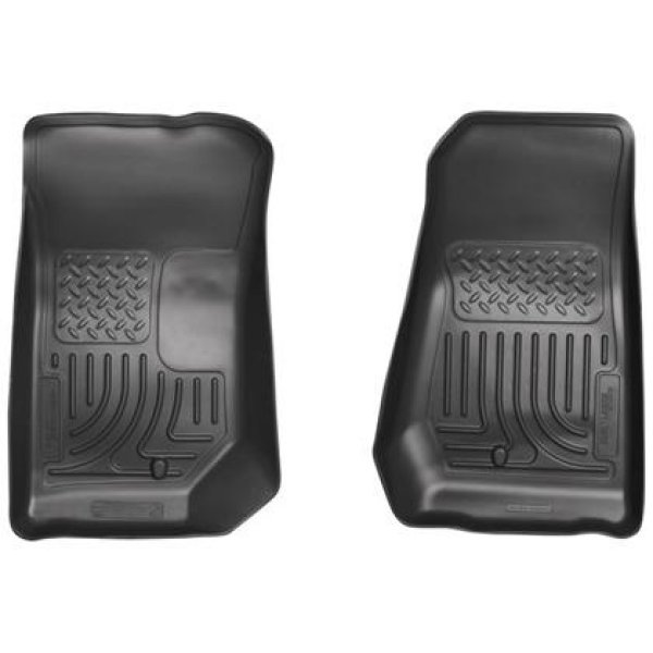 07-12 Jeep Wrangler WeatherBeater Black Floor Liners