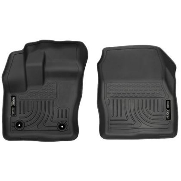 2014-2015 Ford Transit Connect WeatherBeater Front Black Floor Liners