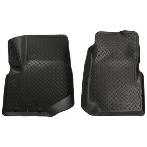 02-08 GM Trailblazer/Bravada/Envoy/05-08 Saab 9-7X Classic Style Black Floor Liners