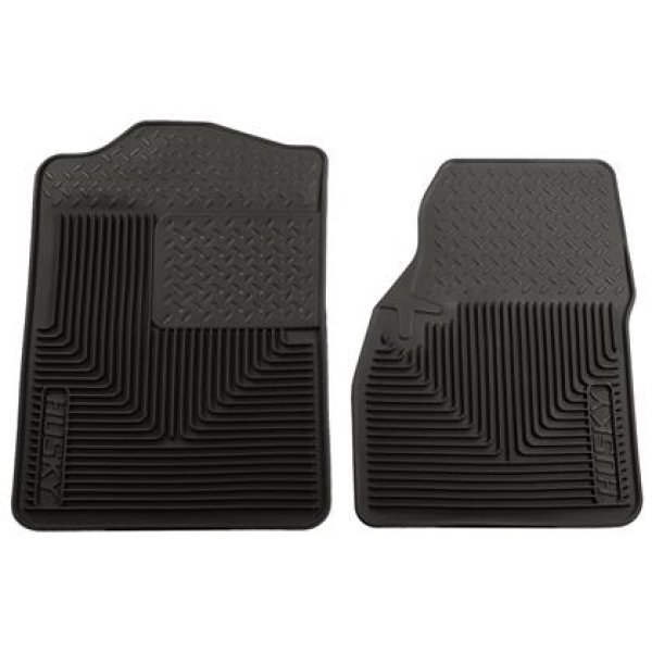 94-01 Dodge Ram 1500/2500/3500/80-96 Ford Bronco Heavy Duty Black Front Floor Mats