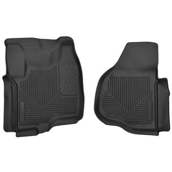 12-13 F-250/F-350/F-450 Super Duty X-Act Contour Black Front Floor Liners