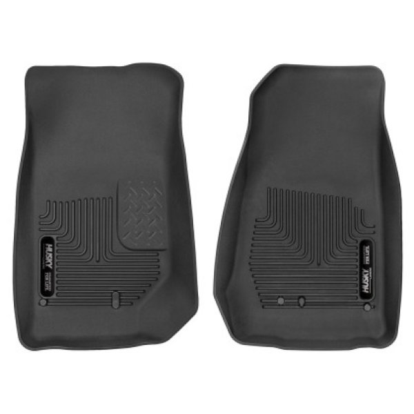 2007-2014 Jeep Wrangler (2Dr/4Dr Unlimited) X-Act Contour Black Front Floor Liners