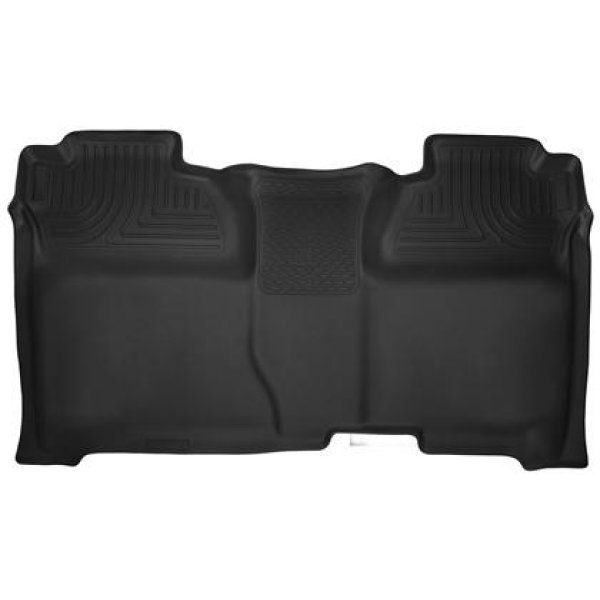 14-15 Chevy Silverado Crew Cab X-Act Contour Black 2nd Row Floor Liners