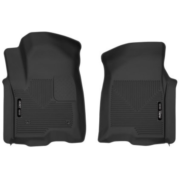 19-23 Chevy Silverado 1500 Crew Cab/Double Cab X-Act Contour Front Black Floor Liners