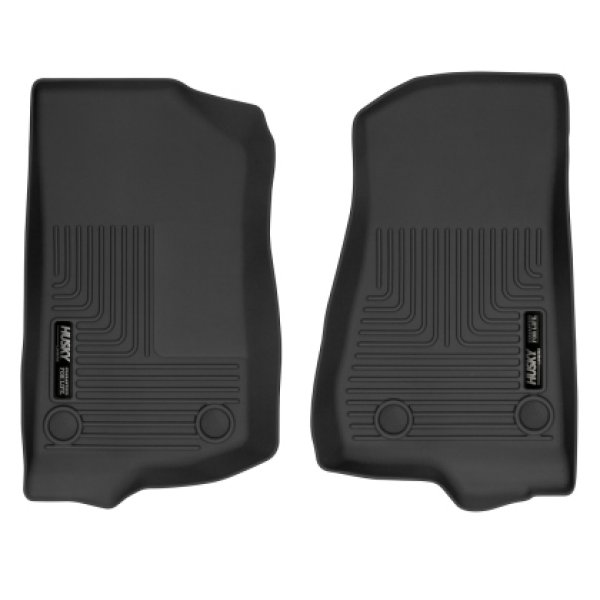 19-24 Jeep Wrangler JL/JLU X-Act Contour Black Front Floor Liners