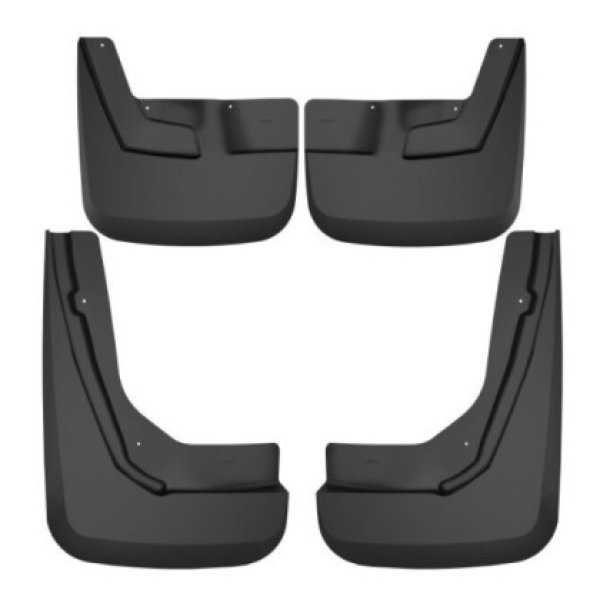 21-23 Suburban/Tahoe/Yukon XL w/o Power Running Boards Front/Rear Mud Guards - BLK