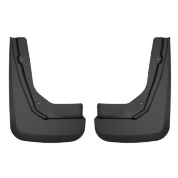 21-23 Suburban/Tahoe/Yukon XL w/o Power Running Boards Rear Custom Mud Guards - Black