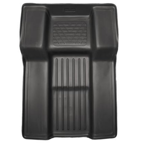 07-10 GM Escalade/Tahoe/Yukon WeatherBeater Black Walkway (2nd Row Bucket) Floor Liners