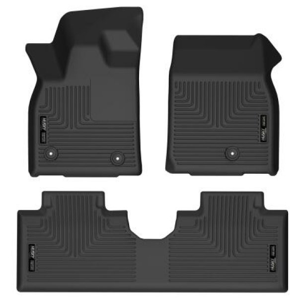 2021 Ford Mustang Mach-E Weatherbeater Front & 2nd Seat Floor Liners - Black