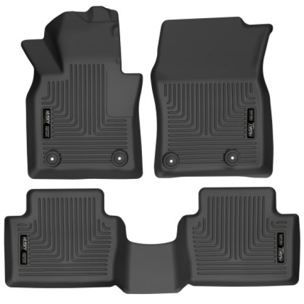 19-22 Mazda 3 / 20-22 CX-30 WeatherBeater Front & 2nd Seat Floor Liners - Black