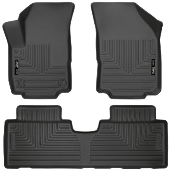 18-23 GMC Terrain WeatherBeater Black Front & 2nd Seat Floor Liners
