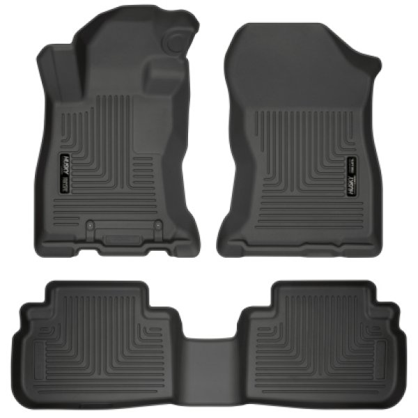 2019 Subaru Forester Weatherbeater Black Front & 2nd Seat Floor Liners