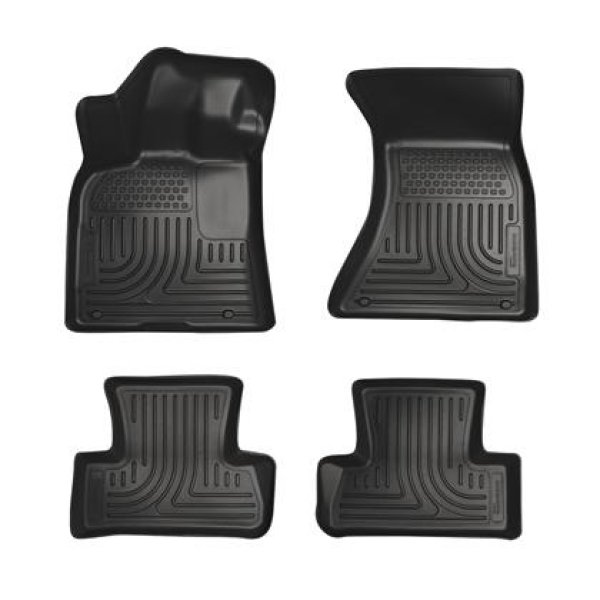 11-12 Dodge Challenger WeatherBeater Combo Black Floor Liners