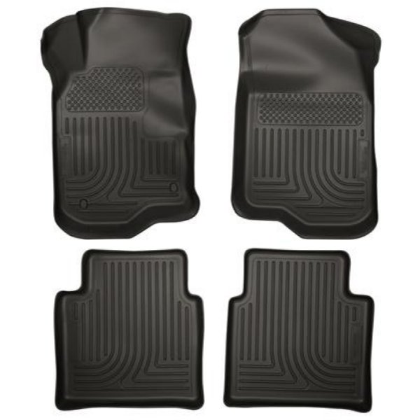 08-12 Chevy Malibu/07-09 Saturn Aura WeatherBeater Combo Black Floor Liners