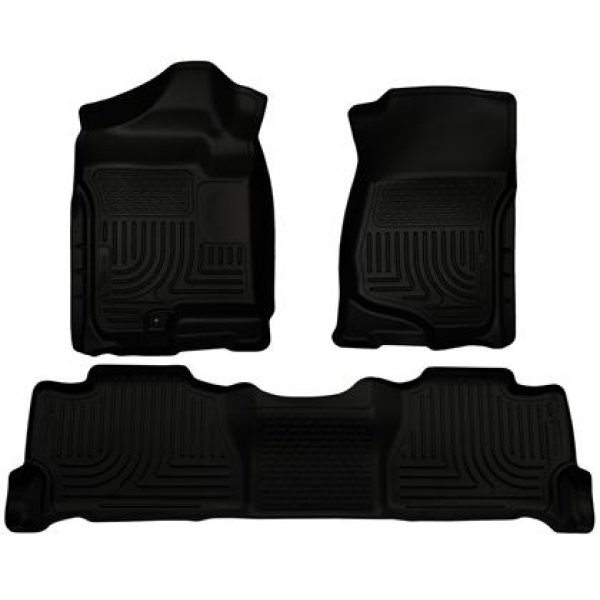 07-13 GM Escalade/Suburban/Yukon WeatherBeater Black Front & 2nd Seat Floor Liners