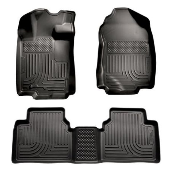 10-12 Ford Fusion/Lincoln MKZ (FWD) WeatherBeater Combo Black Floor Liners