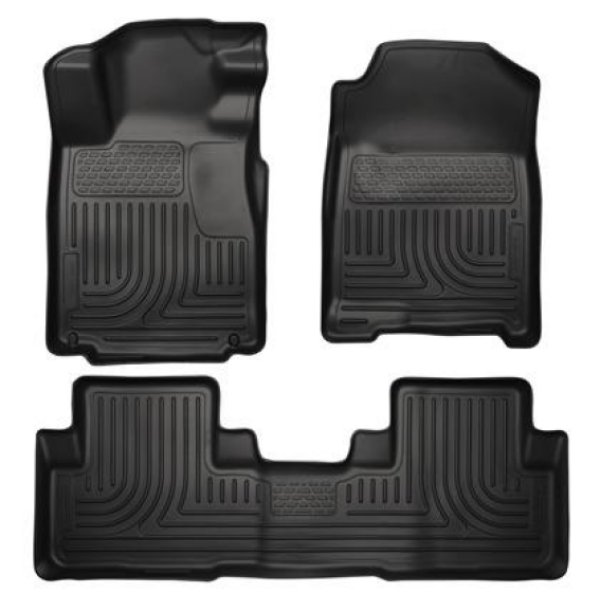 2012 Honda CR-V WeatherBeater Combo Black Floor Liners