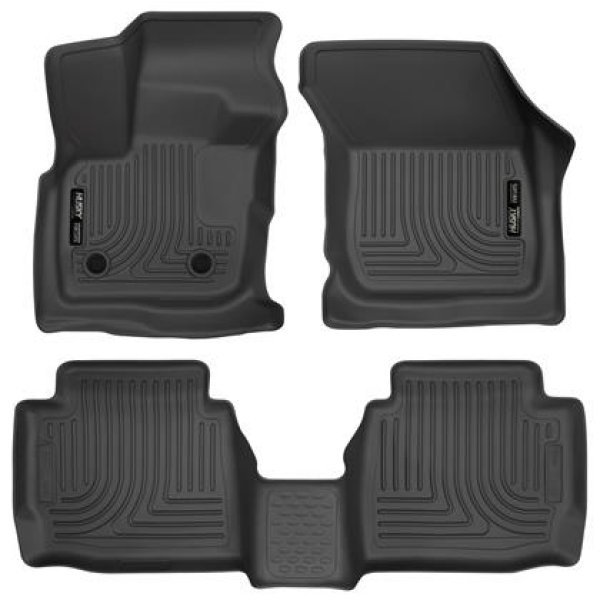 17 Ford Fusion / 17 Lincoln MKZ Black Front and 2nd Row Floor Liners