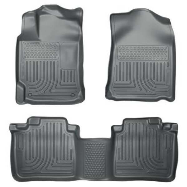2012 Toyota Camry WeatherBeater Combo Gray Floor Liners