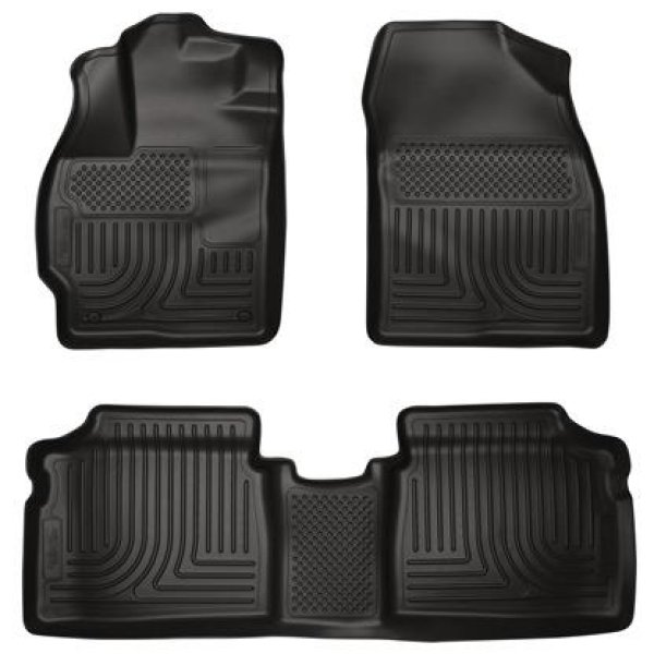 10-12 Toyota Prius WeatherBeater Combo Black Floor Liners