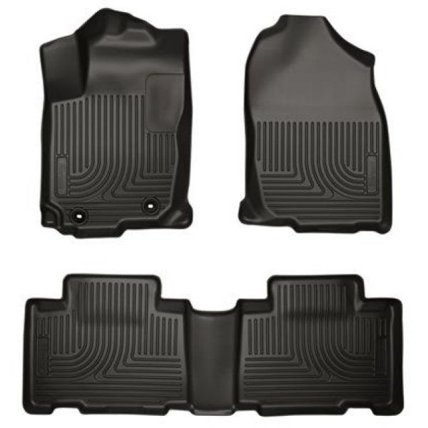 13 Toyota RAV4 Weatherbeater Black Front & 2nd Seat Floor Liners