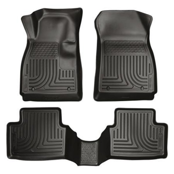 14 Chevrolet Impala Weatherbeater Black Front & 2nd Seat Floor Liners