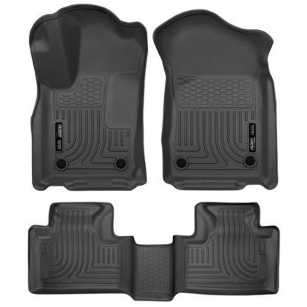 16-22 Dodge Durango Weatherbeater Black Front & 2nd Seat Floor Liners