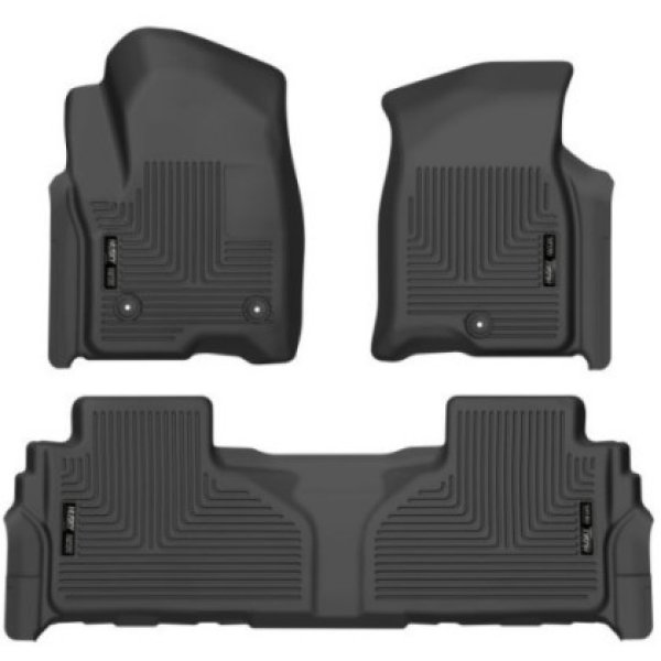 21-23 Suburban/Tahoe/Yukon/Yukon XL Weatherbeater Front & 2nd Seat Floor Liners - Black