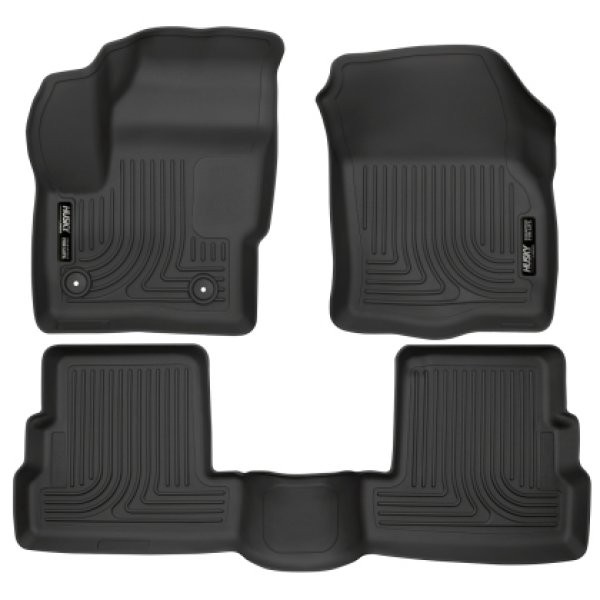 2015 Lincoln MKC WeatherBeater Black Front & Second Seat Floor Liner