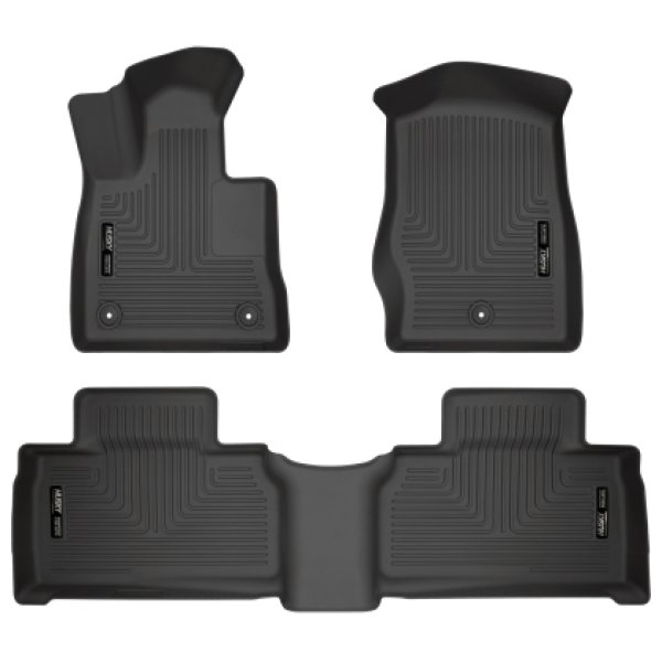 2020 Ford Explorer Weatherbeater Black Front & 2nd Seat Floor Liners