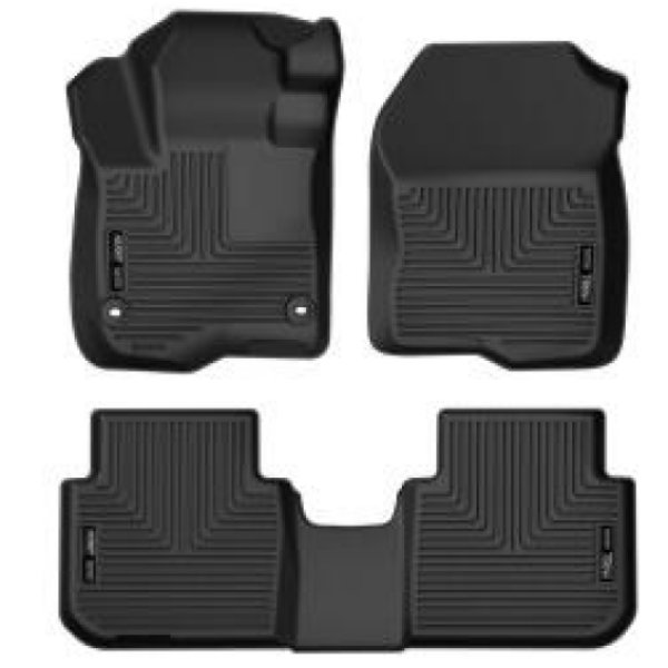 23-24 Honda CRV Weatherbeater Black Front & 2nd Seat Floor Liners