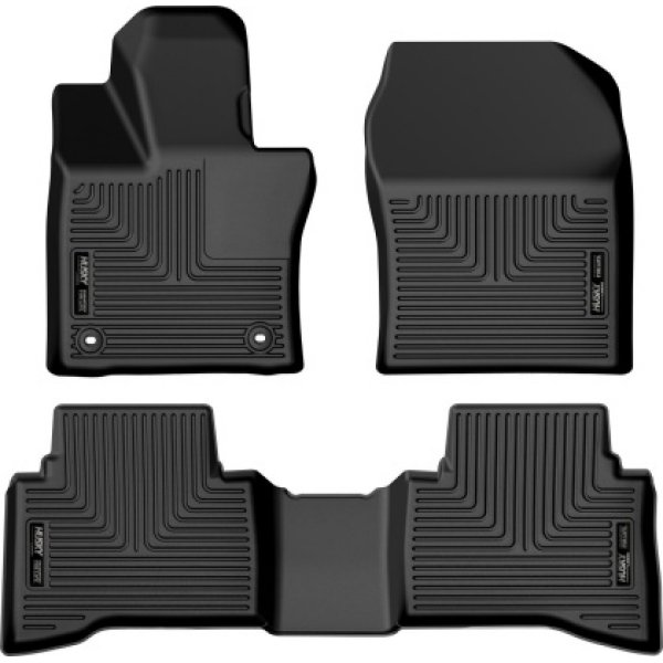 2023 Toyota Prius Weatherbeater Black Front & 2nd Seat Floor Liners
