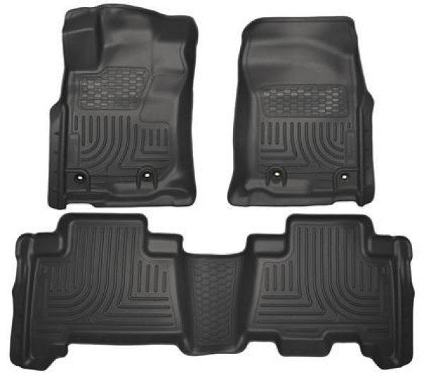2013 Toyota 4Runner WeatherBeater Black Front & 2nd Seat Floor Liners