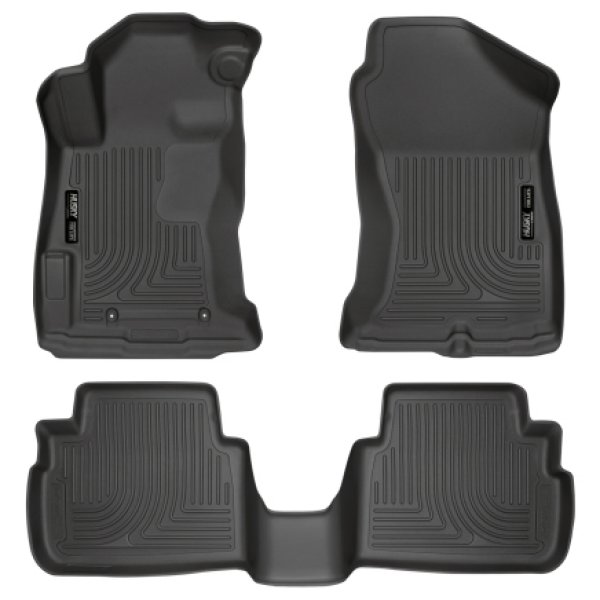 2017 Subaru Impreza Weatherbeater Black Front & 2nd Seat Floor Liners