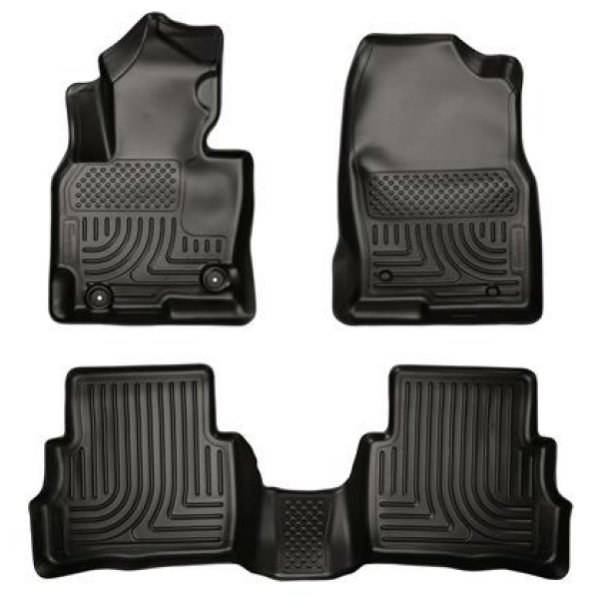 2013 Mazda CX-5 WeatherBeater Combo Black Floor Liners