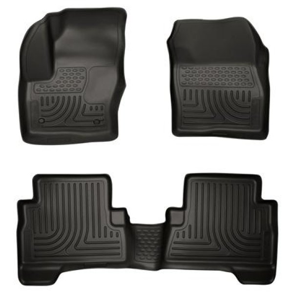 2013 Ford Escape WeatherBeater Combo Black Floor Liners