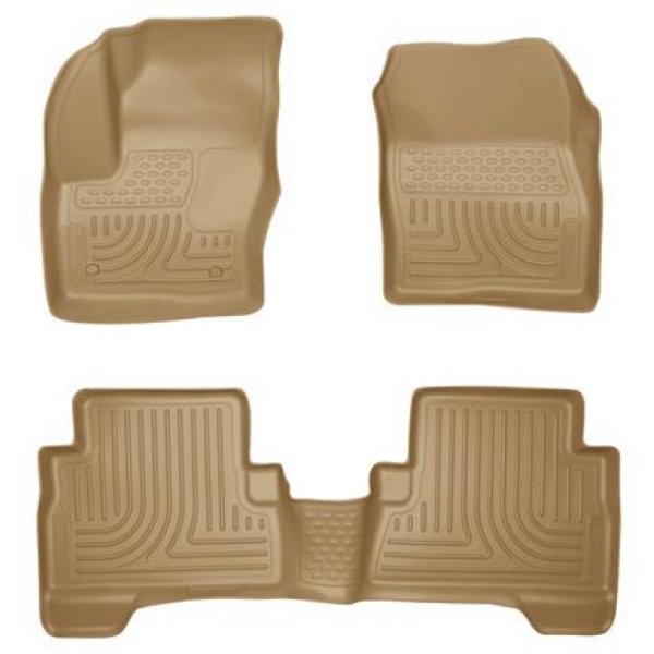 2013 Ford Escape WeatherBeater Combo Tan Floor Liners