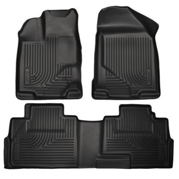 07-13 Ford Edge / 07-13 Lincoln MKX Weatherbeater Black Front & 2nd Seat Floor Liners