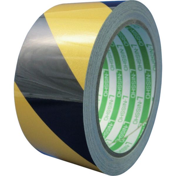 再帰反射テープ 300mmX10m イエロー/ブラック