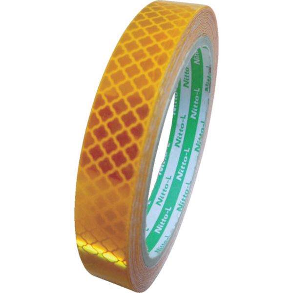 高輝度プリズム反射テープ15mmX5M イエロー