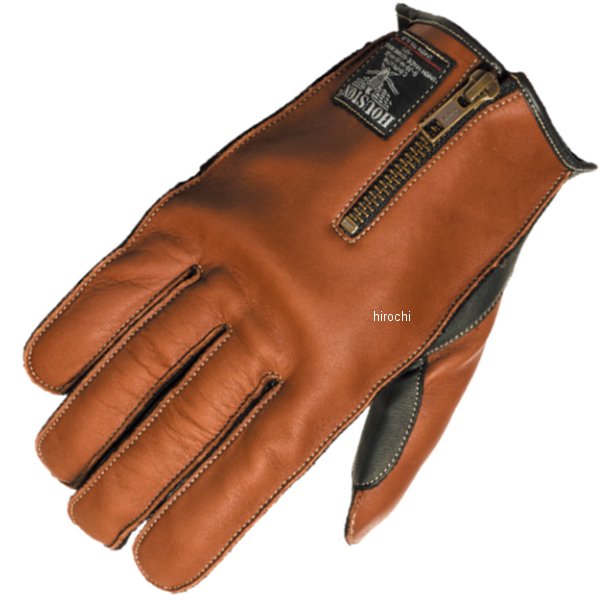 HOUSTON レザーOSグローブ ブラウン