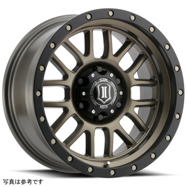 ICON Alpha 17x8.5 6x135 6mm Offset 5in BS 87.1mm Bore Bronze Wheel
