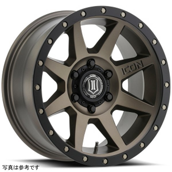 ICON Rebound 17x8.5 5x150 25mm Offset 5.75in BS 110.1mm Bore Bronze Wheel