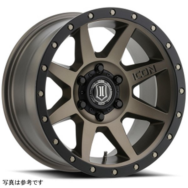 ICON Rebound 17x8.5 6x5.5 0mm Offset 4.75in BS 106.1mm Bore Bronze Wheel
