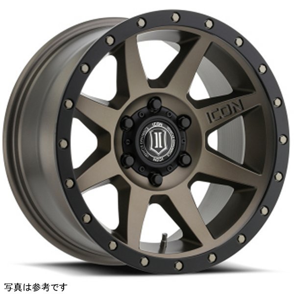 ICON Rebound 17x8.5 6x5.5 25mm Offset 5.75in BS 95.1mm Bore Bronze Wheel