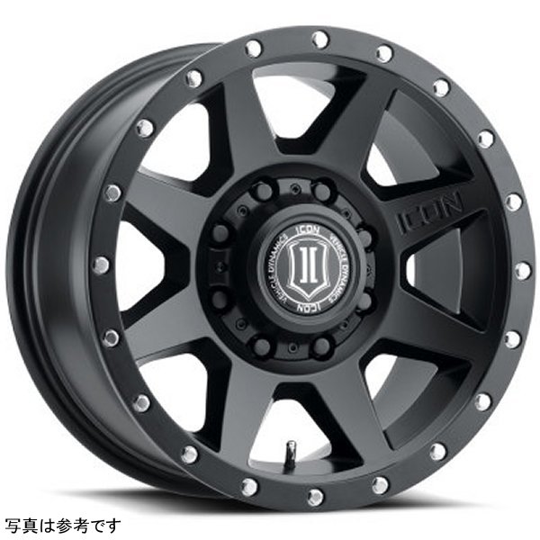 ICON Rebound HD 18x9 8x180 12mm Offset 5.5in BS 124.2mm Bore Satin Black Wheel